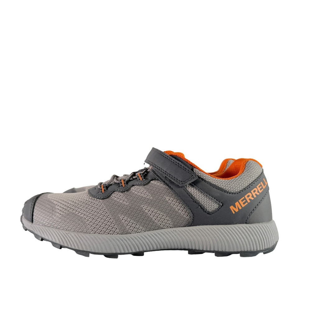 Merrell Nova 2 Grey Orange Kids Trail Running Shoes Sneaker Size 6.5M New